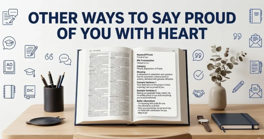 Other Ways to Say Proud of You With Heart