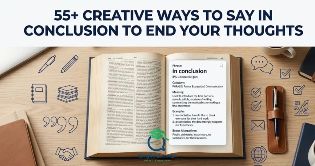 creative ways to say in conclusion to end your thoughts