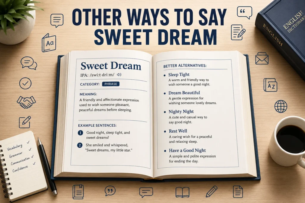 Other Ways to Say Sweet Dream