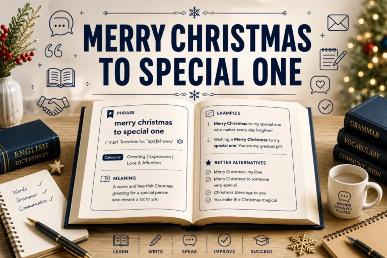 merry christmas to special one