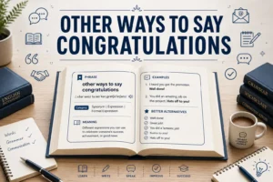 other ways to say congratulations