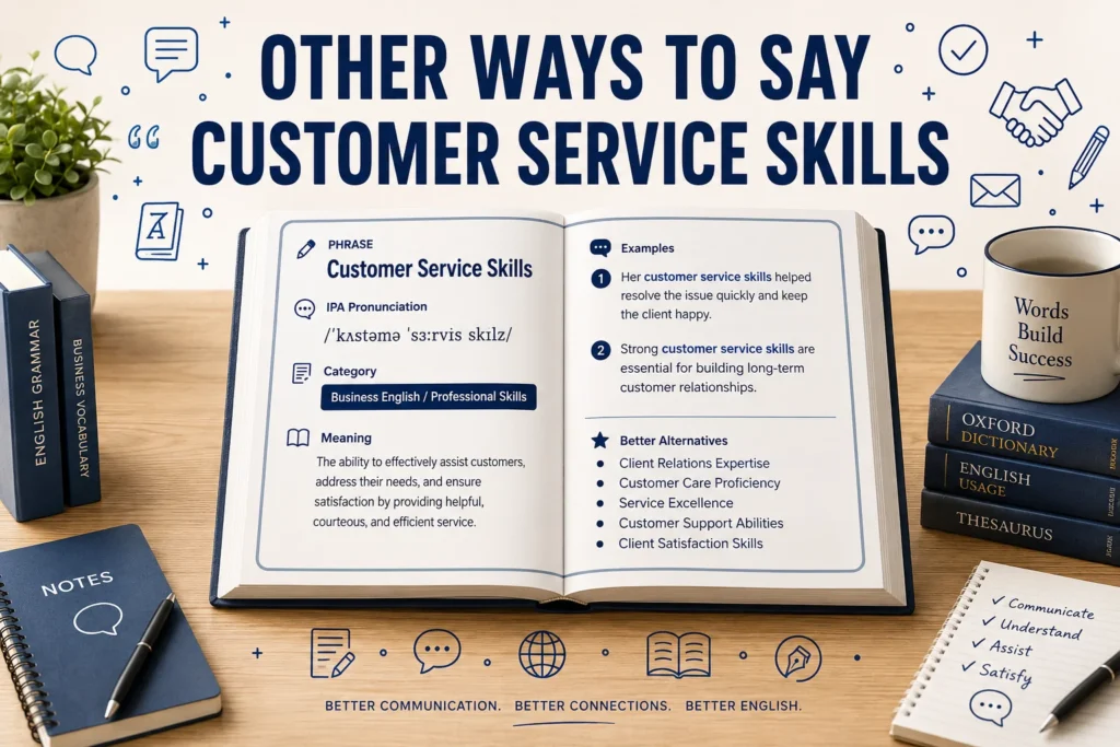 Other Ways to Say Customer Service Skills (Professional Alternatives)