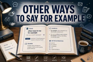 other ways to say for example