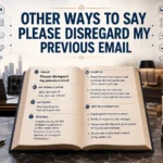 Other Ways to Say Please Disregard My Previous Email