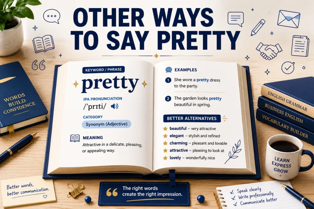other ways to say pretty