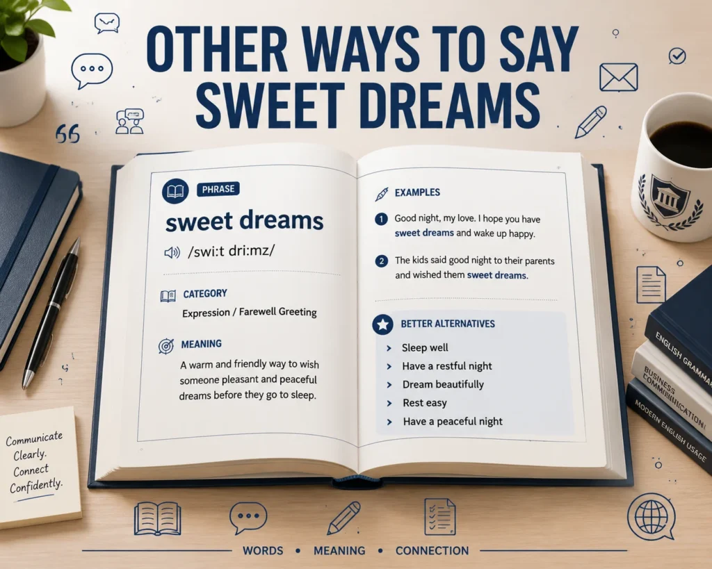Other Ways to Say Sweet Dreams: Professional & Polite Alternatives in 2026