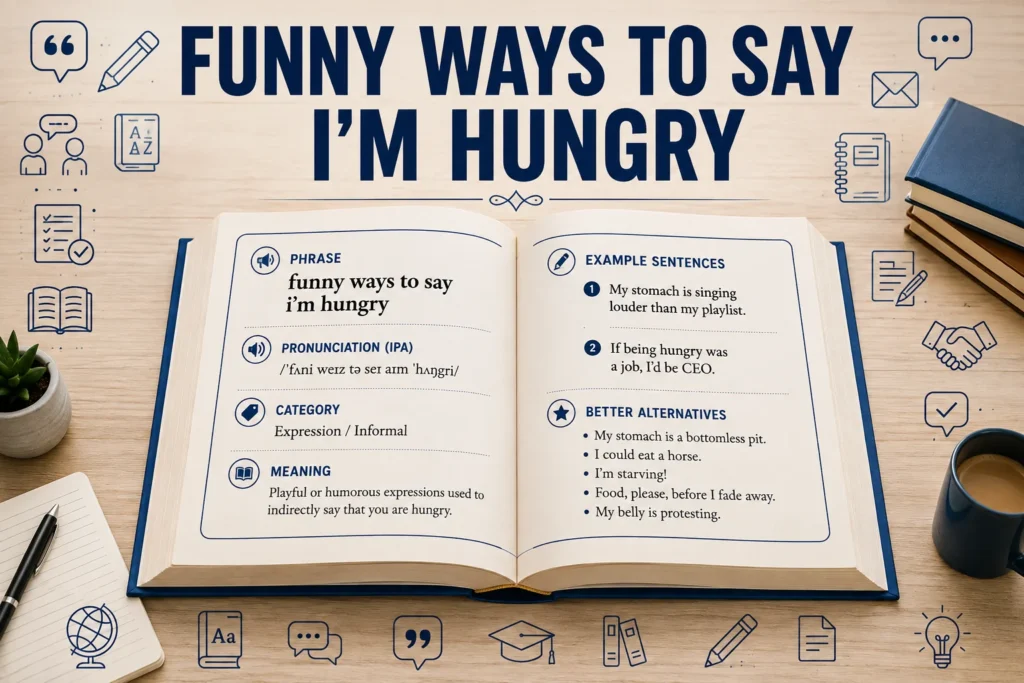 funny ways to say i’m hungry