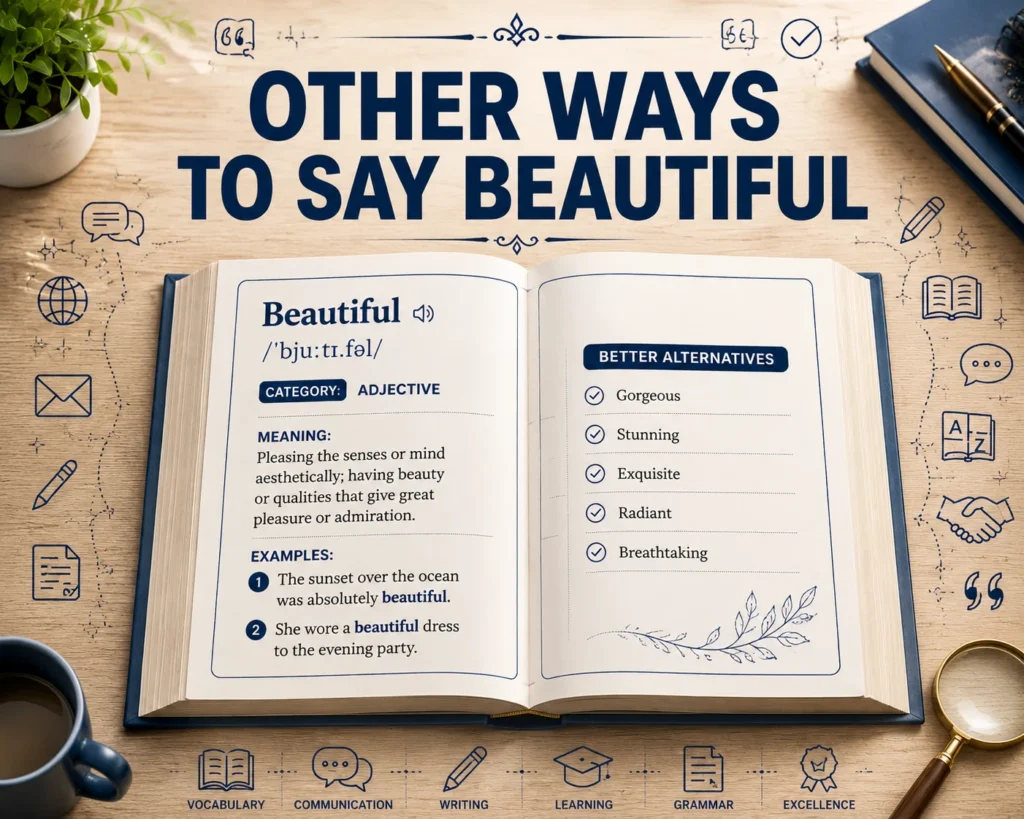 other ways to say beautiful