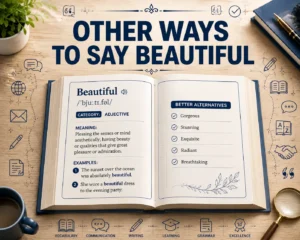 other ways to say beautiful