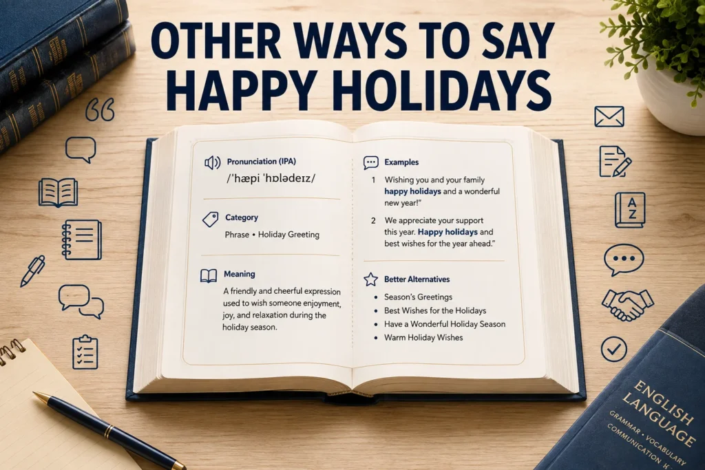 Other Ways to Say Happy Holidays: Professional & Polite Alternatives (2026)