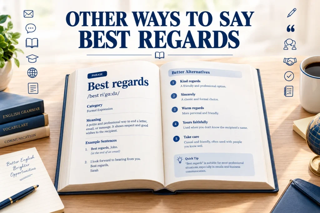 Other Ways to Say Best Regards Professional & Polite Alternatives