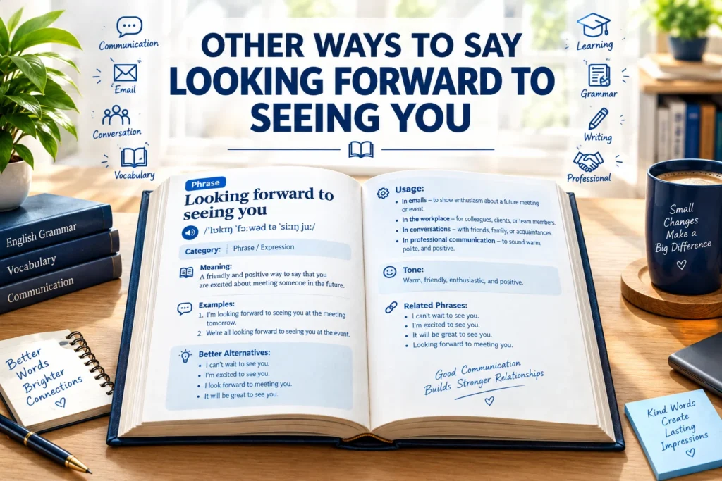 other ways to say looking forward to seeing you