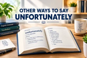 other ways to say unfortunately