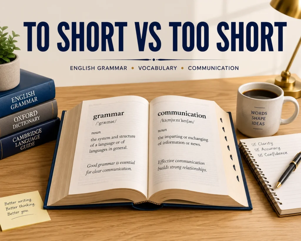 Other To Short vs Too Short Professional & Polite Alternatives