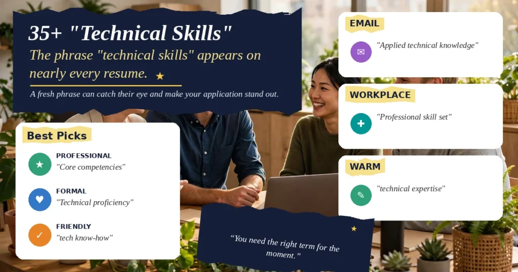 35+ "Technical Skills" Resume Alternatives