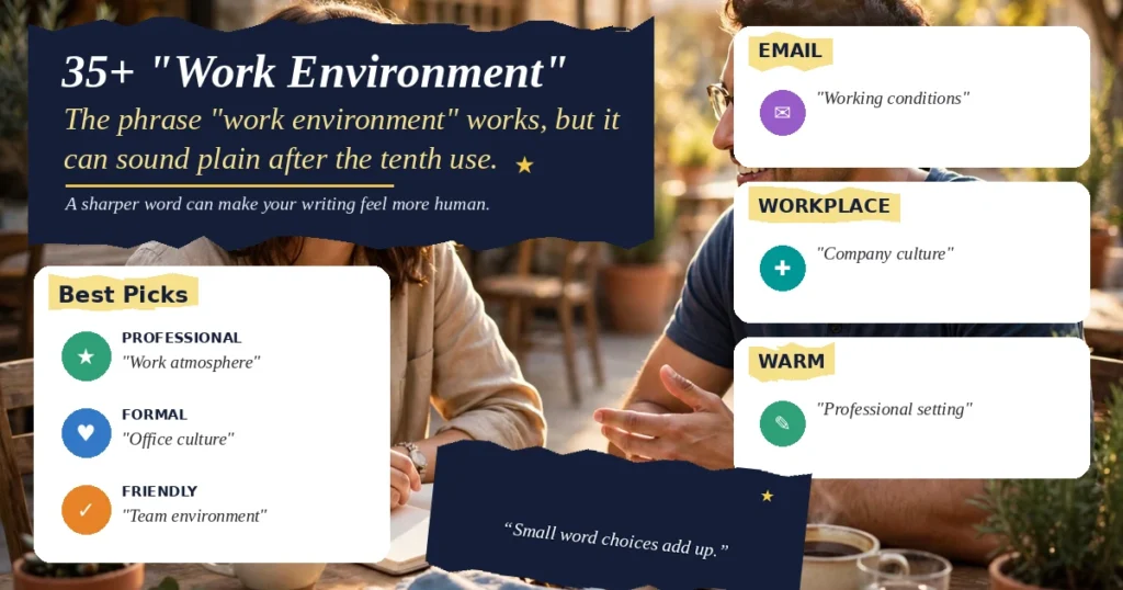 35+ "Work Environment" Professional Alternatives
