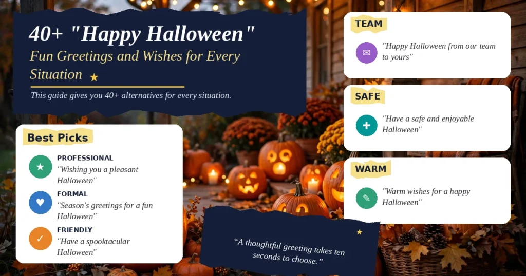40+ "Happy Halloween" Greetings & Wishes (2026)