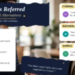 25+ “I Was Referred to You By” Email Alternatives