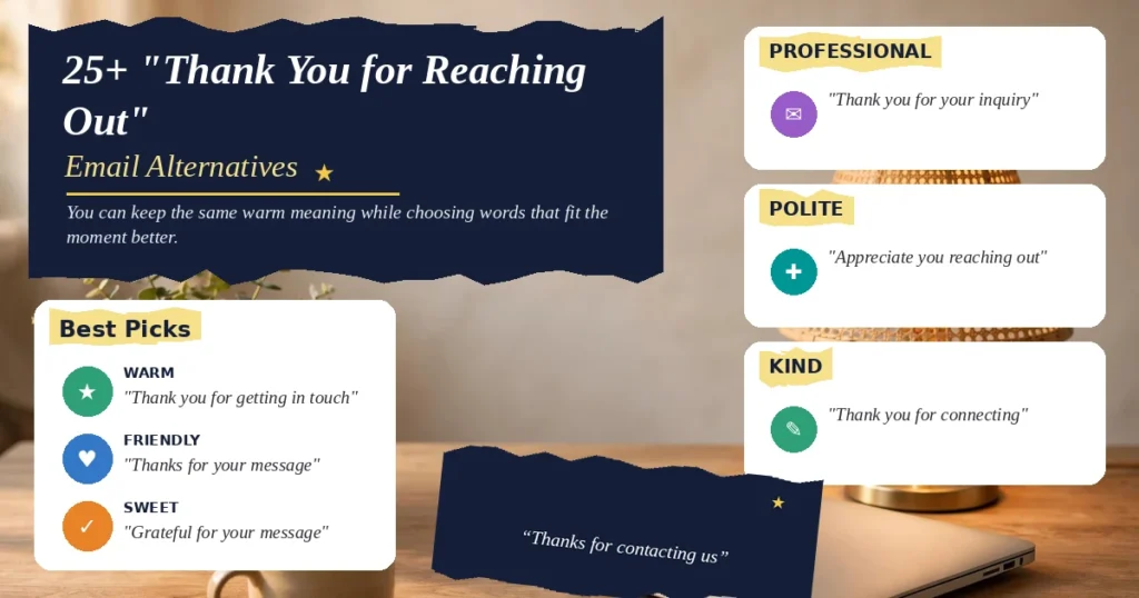 25+ "Thank You for Reaching Out" Email Alternatives
